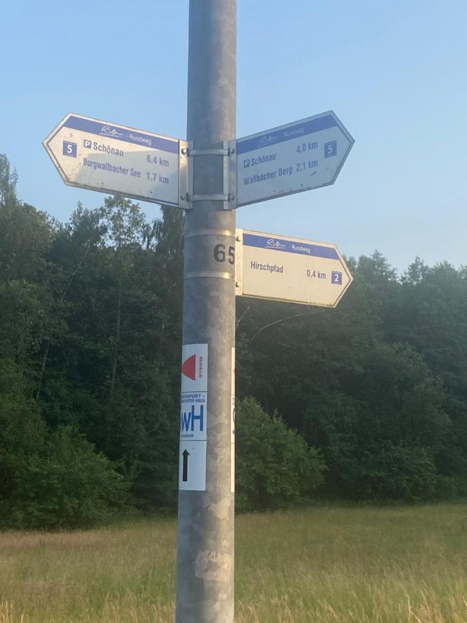 Pension-Ferienwohnung Liesbachtal Direkt Am Waldrand Bayerische Rhoen Schonau an der Brend Exterior photo