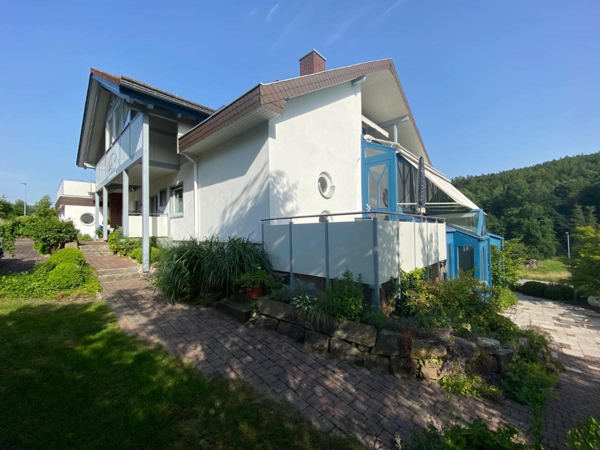 Pension-Ferienwohnung Liesbachtal Direkt Am Waldrand Bayerische Rhoen Schonau an der Brend Exterior photo