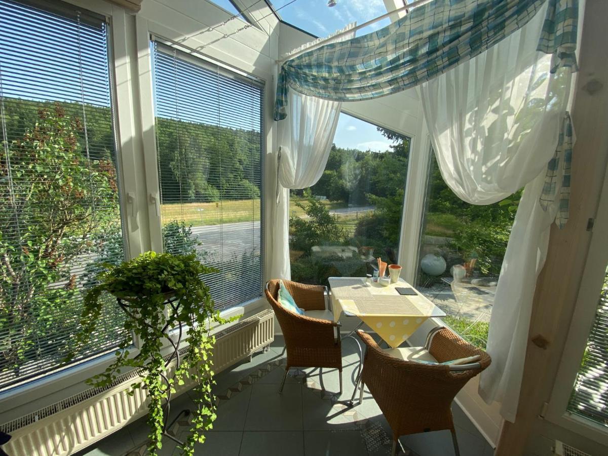 Pension-Ferienwohnung Liesbachtal Direkt Am Waldrand Bayerische Rhoen Schonau an der Brend Exterior photo
